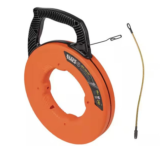240 ft. Steel Fish Tape and 13 in. Flexible Fish Tape Leader