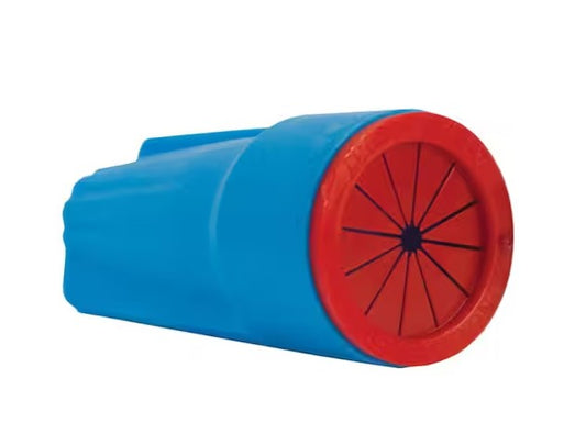 Medium Aqua and Red Waterproof Wire Connectors (500-Pack) - 91005821095