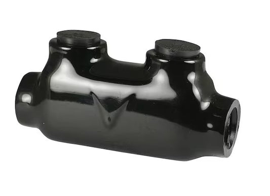 2/0-1 AWG Inline Splice Connector, Insulated, Black - 91003915659