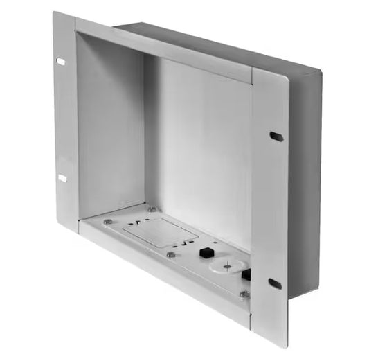 In-Wall Recessed Cable Management and Power Storage Accessory Box without Power Outlet - 91010313983