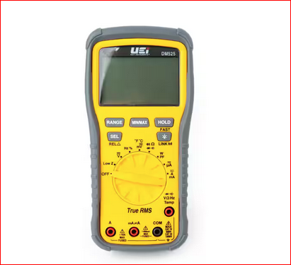 True RMS 1000-Volt Contemporary Industrial Digital Multi-Meter with Temperature - 91004213688