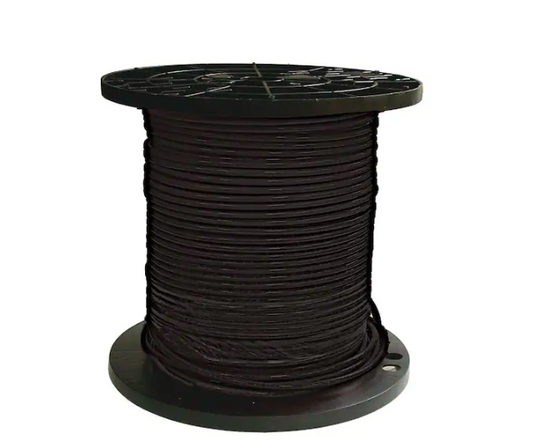 (By-the-Foot) 3 Black Stranded CU SIMpull THHN Wire - 9787632