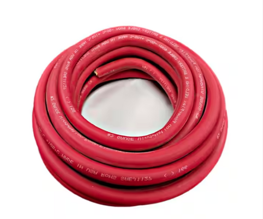 6-Gauge 10 ft. Red Welding Cable - 91007418394