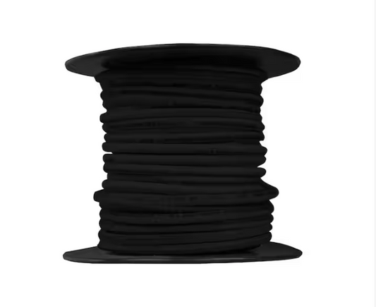 50 ft. 14 Gauge Black Solid Copper THHN Wire - 9713586