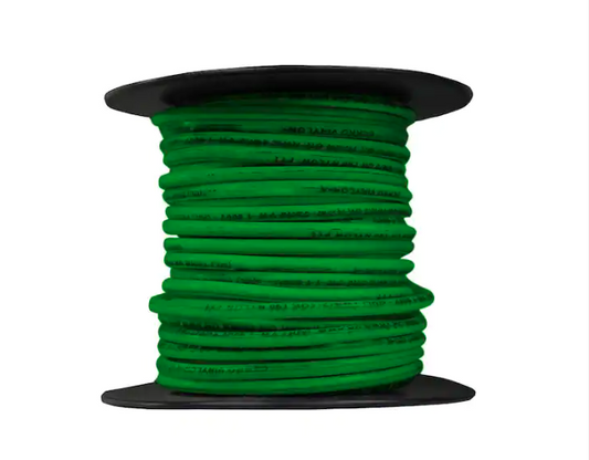 50 ft. 14 Gauge Green Solid Copper THHN Wire - 9713668