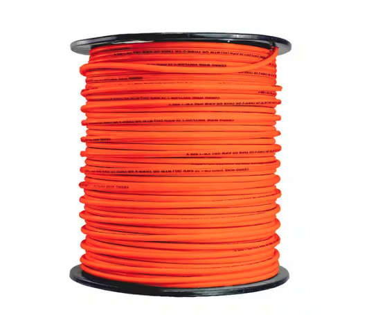 500 ft. 10 Gauge Orange Stranded Copper THHN Wire - 9712162