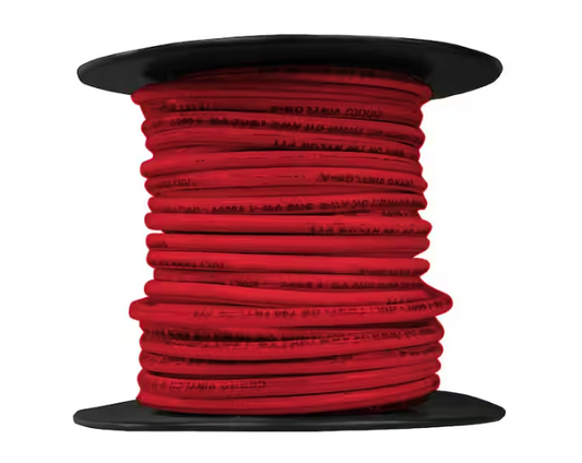 50 ft. 10 Gauge Red Stranded Copper THHN Wire - 9201563