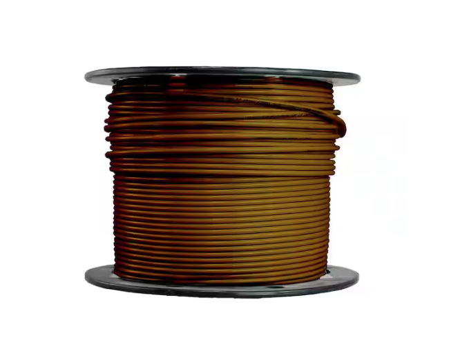 500 ft. 12 Gauge Brown Solid Copper THHN Wire - 9902633