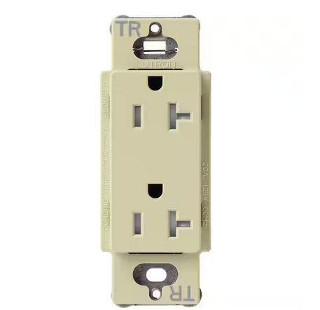 Claro 20-Amp Tamper-Resistant Duplex Receptacle, Sage (SCRS-20-TR-SA) - 91009516058
