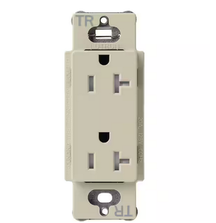 Claro 20-Amp Tamper-Resistant Duplex Receptacle, Clay (SCRS-20-TR-CY) - 91009516165