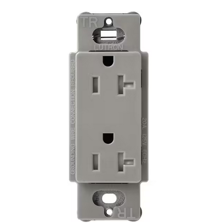 Claro 20-Amp Tamper-Resistant Duplex Receptacle, Cobblestone (SCRS-20-TR-CS) - 91009516164