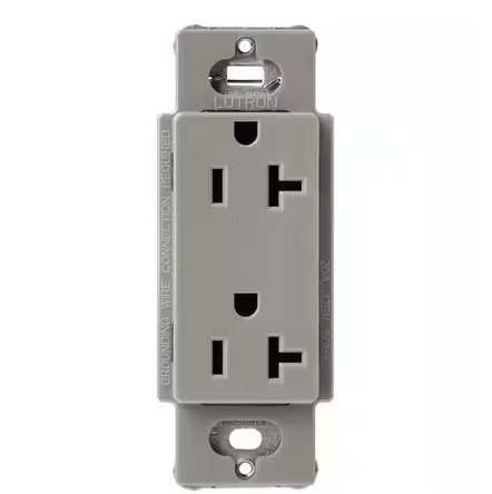 Claro 20 Amp Duplex Outlet, Cobblestone (SCR-20-CS) - 91009501563