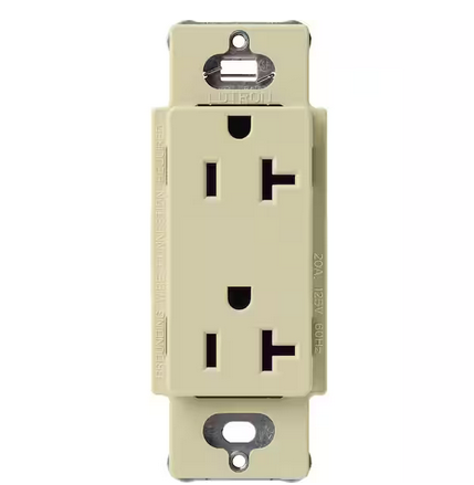 Claro 20 Amp Duplex Outlet, Sage (SCR-20-SA) - 91009501812
