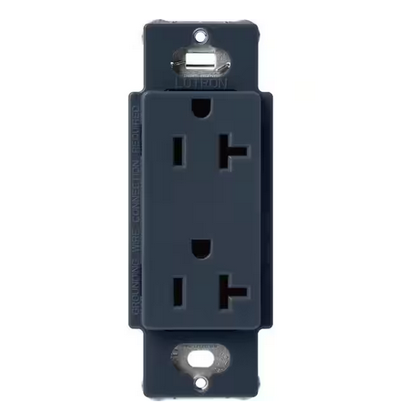 Claro 20 Amp Duplex Outlet, Deep Sea (SCR-20-DE) - 91009502176