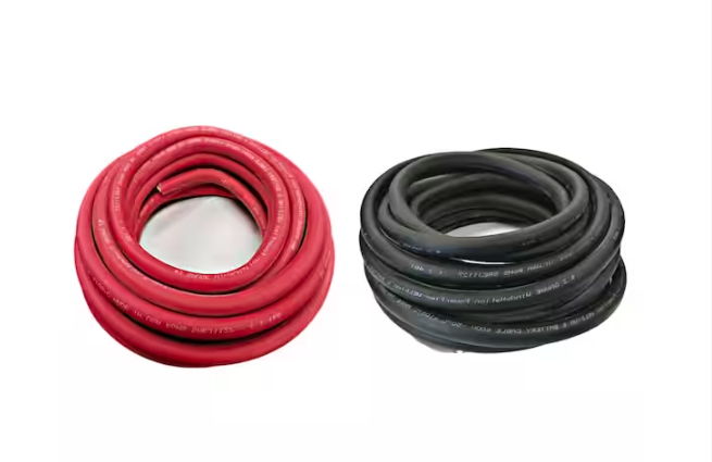 4-0-Gauge 5 ft. Black/5 ft. Red Welding Cable (1-Pair) - 91007429082