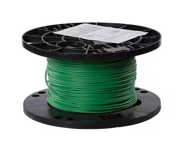 500 ft. 14 Green Stranded CU XHHW Wire - 91001230887