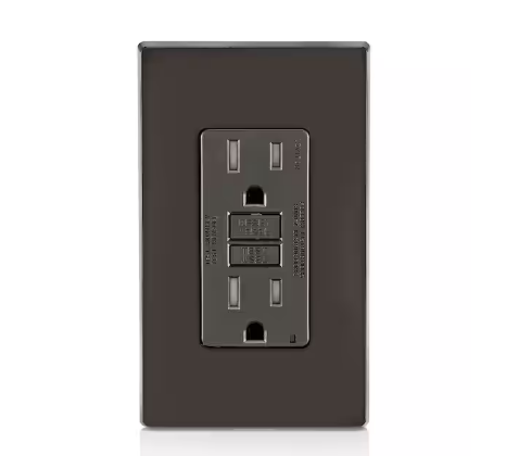 15 Amp Tamper Resistant AFCI Outlet, Brown