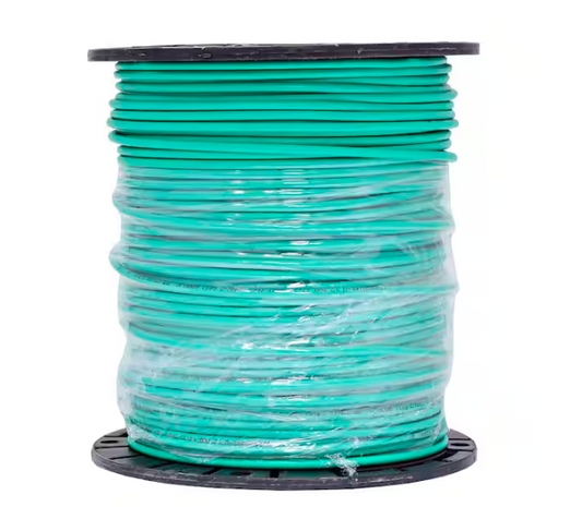 500 ft. 12 Gauge Green Stranded Copper XHHW-2 Wire - 9164348