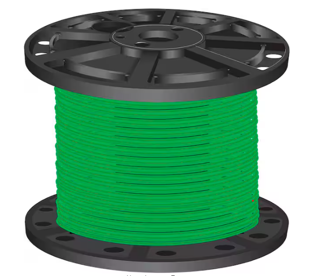 500 ft. 10 Green Stranded CU XHHW Wire