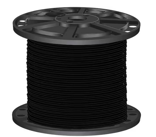 2,500 ft. 10 Black Stranded CU XHHW Wire