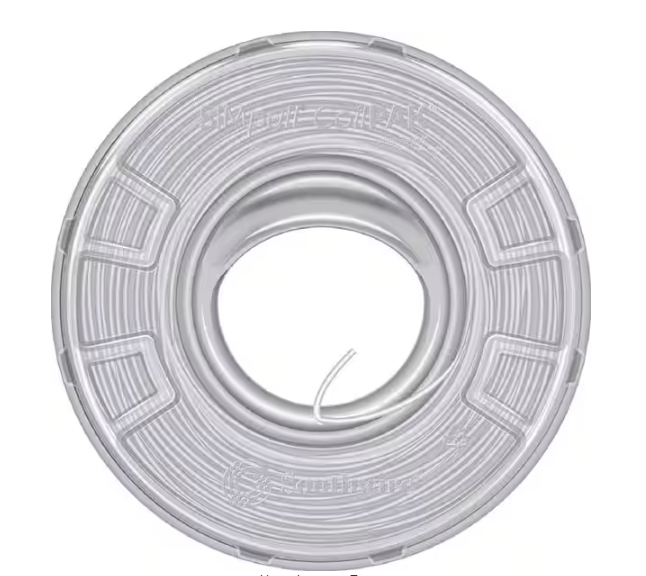 1000 ft. 12 White Solid CU CoilPAK SIMpull THHN Wire - 91000716358