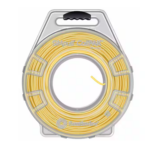 1000 ft. Yellow 12/1 SOL CU CoilPAK SIMpull THHN Wire - 91008489871