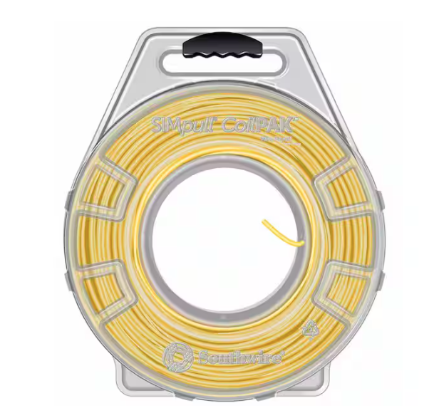 1250 ft. Yellow 10/1 Sol CU CoilPAK SIMpull THHN Wire - 91008489803