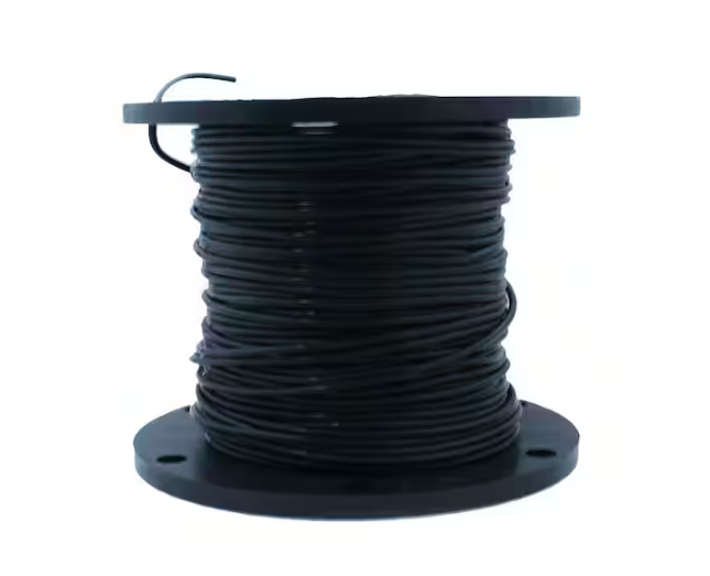 500 ft. 8 Gauge Black Stranded Copper XHHW-2 Wire - 9523346