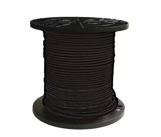 500 ft. 8 Black Stranded CU SIMpull THHN Wire - 9320382