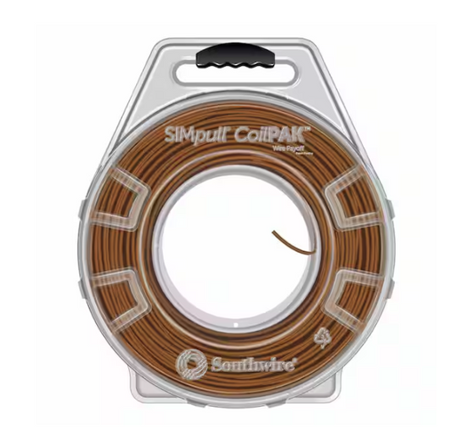 600 ft. Brown/Gray-Brown Stripe 10/2 STR CU CoilPAK SIMpull THHN Wire - 91008870656