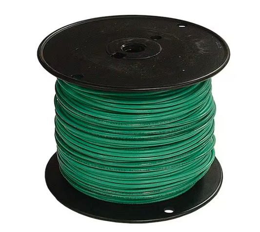 500 ft. 2 Green Stranded AL SIMpull THHN Wire - 91001240661