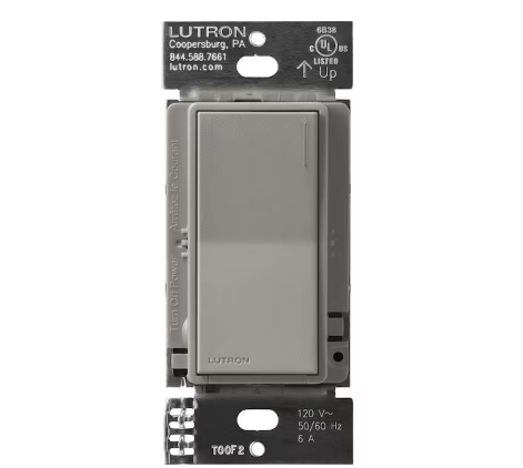 Sunnata Switch, for 6A Lighting or 3A 1/10 HP Motor, Single Pole/Multi Location, Cobblestone (ST-6ANS-CS) - 91009033409