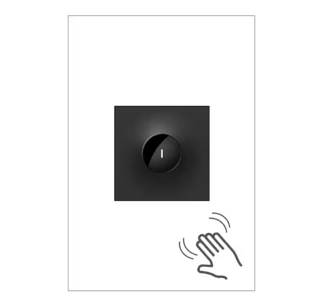 Adorne Wave 15 Amp Single-Pole/3-Way Touchless Switch with Microban, Graphite - 91004633541