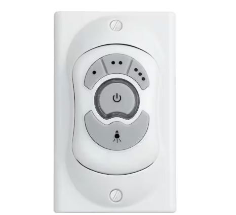 Indoor Ceiling Fan Wall Switch, White - 91003879568