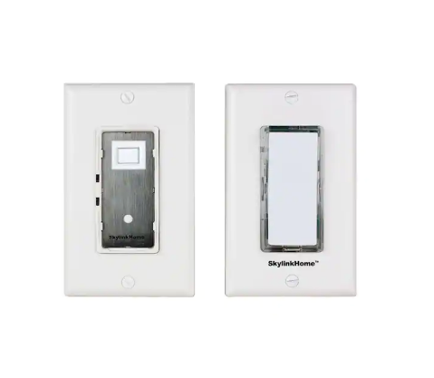 Wireless DIY 3-Way On/Off Lighting Control Wall Switch Set -White