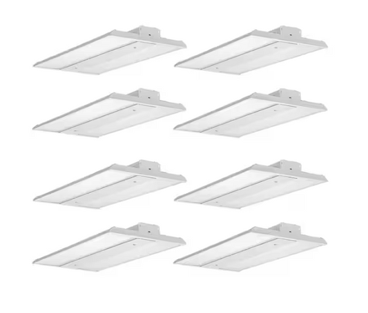 2 ft. 400-Watt Equivalent 138-Watt Integrated LED Dimmable White Linear High Bay Light, 5000K 18000 Lumens (8-Pack) - 91005526305