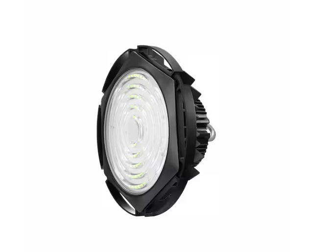 Waterproof UFO 185-Watt Black 5000K 27750 Lumens IP65 Integrated LED High Bay Light