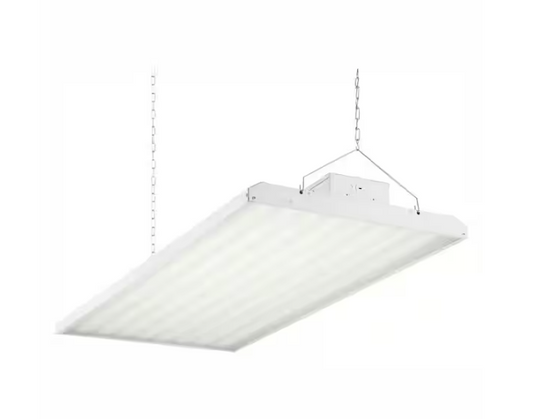 4 ft. Integrated LED Backlit White High Bay Light, 5000K