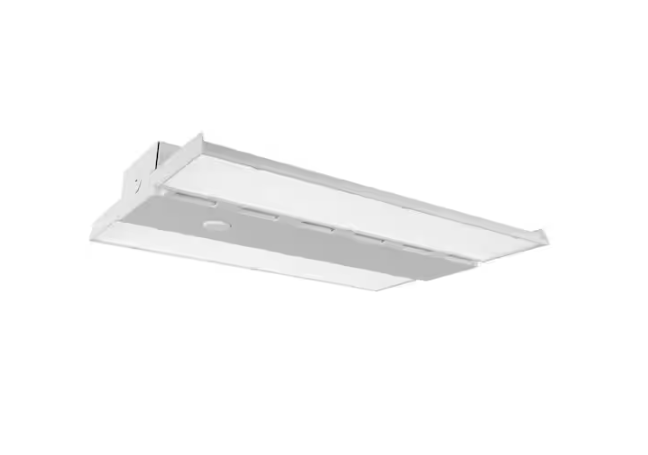 HML1 1 ft. 600-Watt Equivalent Integrated LED White Slim High Bay Light with Sensor Socket 5000K - 91008684025