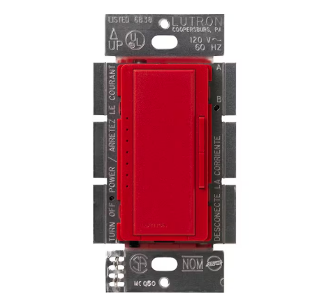 Maestro Digital Dimmer Switch for Electronic Low Voltage, 600W/Multi-Location, Hot (MSCELV-600M-HT)