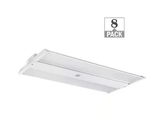 2 ft. 200W Equivalent 8,400-15,800 Lumens Compact Linear Integrated LED Dimmable White High Bay Light 4000K (8-Pack) - 91011059262