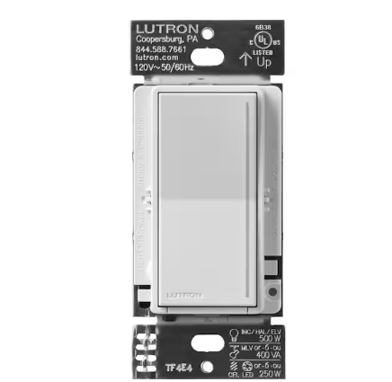 Sunnata Pro LED+ Touch Dimmer Switch, for 500W ELV/MLV, 250W LED, Single Pole/Multi Location, Mist (ST-PRO-N-MI) - 91009033401