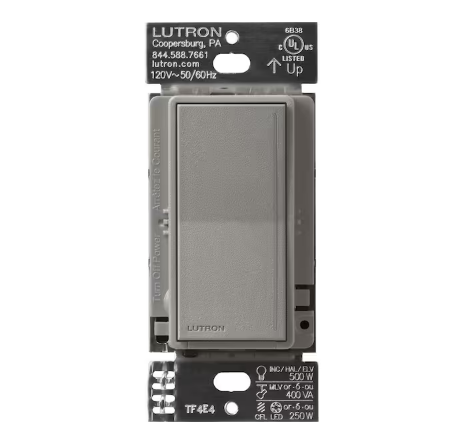 Sunnata Pro LED+ Touch Dimmer Switch, for 500W ELV/MLV, 250W LED, Single Pole/Multi Location, Cobblestone (ST-PRO-N-CS) - 91009033393