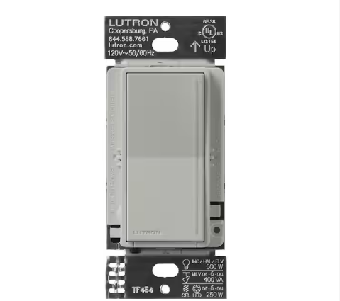 Sunnata Pro LED+ Touch Dimmer Switch, for 500W ELV/MLV, 250W LED, Single Pole/Multi Location, Pebble (ST-PRO-N-PB) - 91009033403