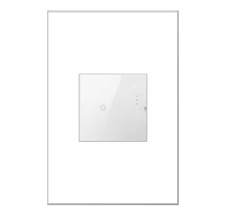 adorne Touch Tru-Universal 700-Watt 1-Pole/3-Way Halogen/MLV/Fluorescent/ELV/CFL/LED Dimmer with Microban, White - 91004632391