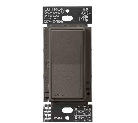 Sunnata Pro LED+ Touch Dimmer Switch, for 500W ELV/MLV, 250W LED, Single Pole/Multi Location, Truffle (ST-PRO-N-TF) - 91009032966