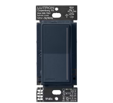 Sunnata Pro LED+ Touch Dimmer Switch, for 500W ELV/MLV, 250W LED, Single Pole/Multi Location, Deep Sea (ST-PRO-N-DE) - 91009033395