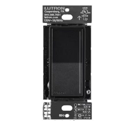 Sunnata Pro LED+ Touch Dimmer Switch, for 500W ELV/MLV, 250W LED, Single Pole/Multi Location, Midnight (ST-PRO-N-MN) - 91009033402