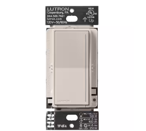 Sunnata Pro LED+ Touch Dimmer Switch, for 500W ELV/MLV, 250W LED, Single Pole/Multi Location, Taupe (ST-PRO-N-TP) - 91009032967