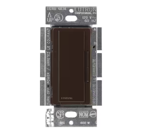 Maestro Dimmer Switch for Incandescent and Halogen Bulbs, 1000-Watt Single-Pole/3-Way/Multi-Location, Brown (MA-1000-BR)